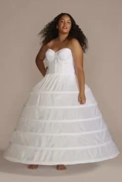 Quinceanera Hoop Skirt Slip