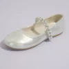 Metallic Mary Jane Ballet Flats