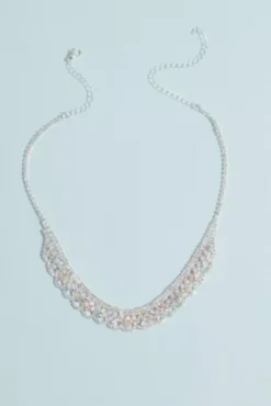 Scalloped Rhinestone Jewelry Set