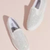 Crystal-Studded Slip-On Sneakers