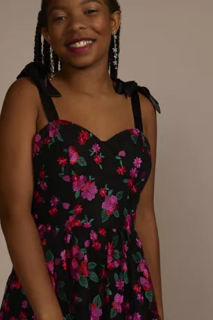 Floral Embroidered Sweetheart A-Line - Image 5