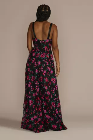 Floral Embroidered Sweetheart A-Line - Image 4