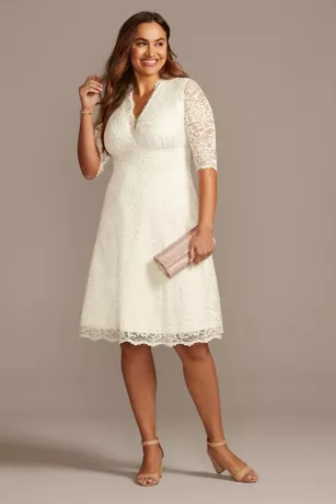 Wedding Belle Short Plus Size Dress