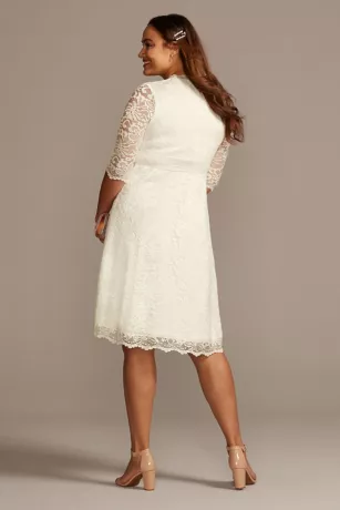 Wedding Belle Short Plus Size Dress - Image 2