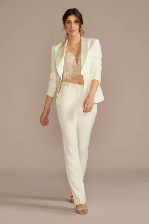 3D Floral Sweetheart Spaghetti Strap Separates Top - Image 6