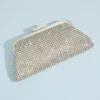 Crystal Mesh Clutch With Sparkle Clasp