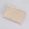 Allover Glitter Metallic Clutch