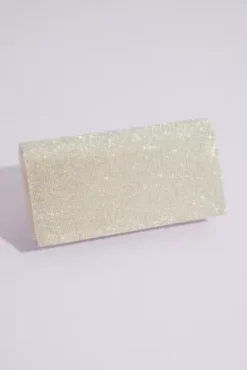 Rhinestone-Embellished Crossbody Clutch