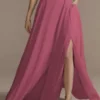Bridesmaid Separates Chiffon Full Skirt With Slit
