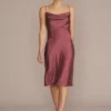 Midi Charmeuse Bridesmaid Slip Dress