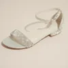 Crystal Strappy Flat Sandals