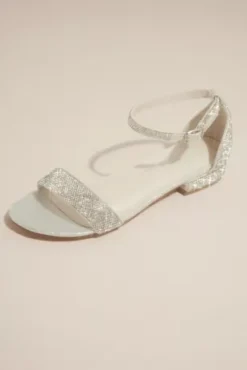Crystal Strappy Flat Sandals