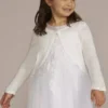 Girls Pearl Button Cardigan Sweater