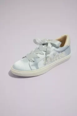 Jeweled Bride Sneakers