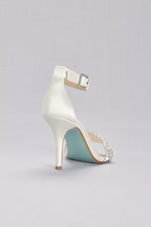 Embellished High Heel Sandals With Ankle Strap - Image 3