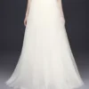 Tulle Ball Gown Wedding Overskirt