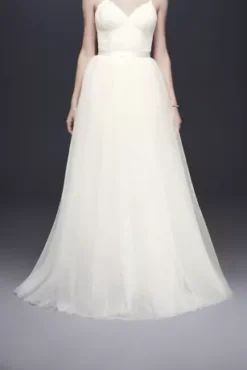 Tulle Ball Gown Wedding Overskirt