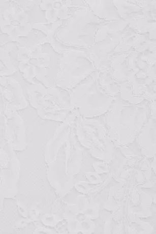 Long Sleeve Plunge Lace Chiffon Wedding Dress - Image 5